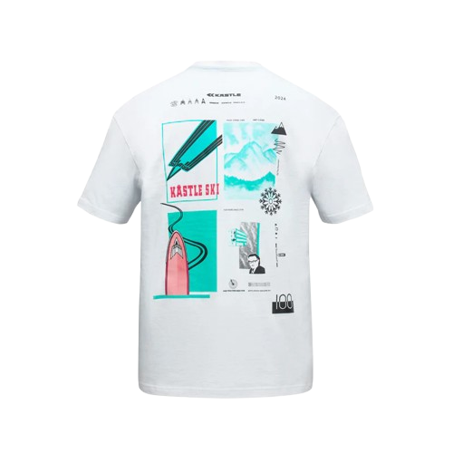 T-Shirt Kastle Logo-T 100 Man White - 2024/25