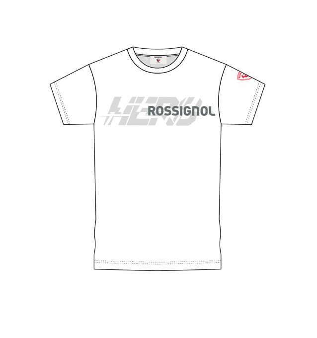 T-shirt Rossignol New Hero Graphic Tee White - 2024/25