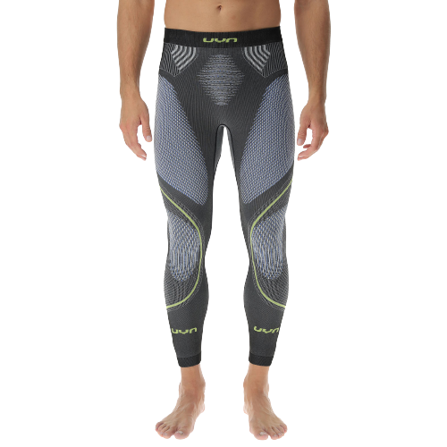 Thermal underwear UYN Man Evolutyon UW Pant Long Melange Anthracite Melange/Blue/Yellow Shiny - 2023/24