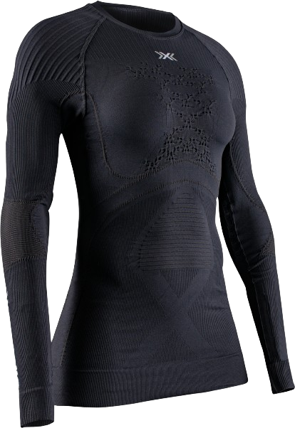 Thermal underwear X-bionic Energy Accumulator 4.0 Shirt LG SL Wmn Opal Black/Arctic White - 2024/25