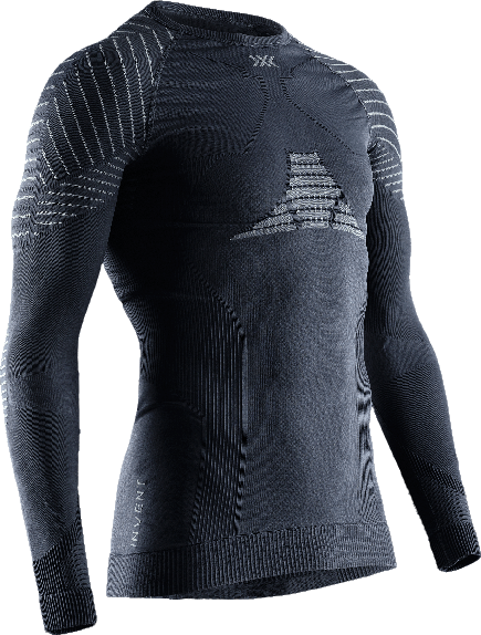 Thermal underwear X-bionic Invent 4.0 Shirt LG SL Men Anthracite/Black - 2023/24