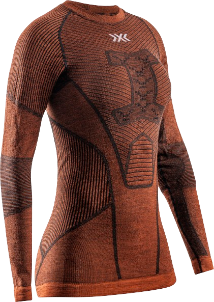 Thermal underwear X-bionic Symbio Merino Shirt LS WMN Clay - 2024/25