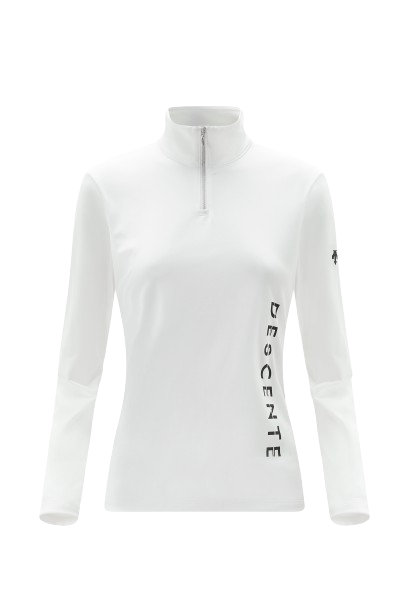 Turtleneck Descente Vertical Logo White - 2024/25