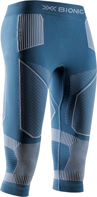 X-bionic Energy Accumulator Light Pants 3/4 WMN Mineral Blue/Arctic White - 2024/25