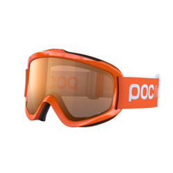 Goggles POC POCito Iris Fluorescent Orange/Partly Sunny Light Orange - 2024/25