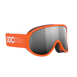 Goggles POC Pocito Retina Fluorescent Orange/Partly Sunny Silver - 2024/25