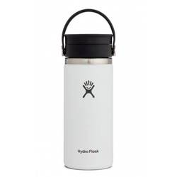 HYDRO FLASK 16 Oz Wide Mouth Flex Sip Lid White