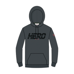 Hoodie Rossignol Hero Hoodie Onyx Grey - 2023/24