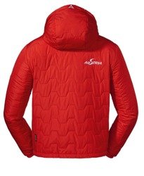 Insulation Jacket SCHOFFEL Vntlft Hoody Adamont 3 K RT Junior Red - 2021/22