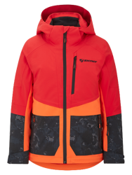 Jacket Ziener Trivor Lady Padded Red Orange Pop - 2024/25