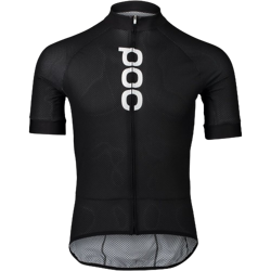 POC M's Essential Road Logo Jersey  Uranium Black/Hydrogen White - 2024