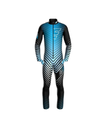 Race Suit ENERGIAPURA Active Black/Blue (non insulated,unpadded) - 2023/24