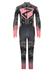 Racesuit Ziener RCE Racesuit Black Foggy Print Pink Vanilla - 2024/25