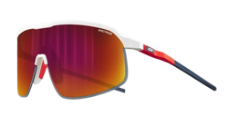 Sunglasses Julbo Density Spectron 3 Matt White / Fluo Orange / Blue