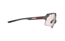 Sunglasses Rudy Project DELTABEAT CHARCOAL MATTE - Multilaser Red