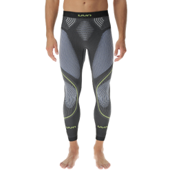 Thermal underwear UYN Man Evolutyon UW Pant Long Melange Anthracite Melange/Blue/Yellow Shiny - 2023/24