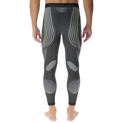 Thermal underwear UYN Man Evolutyon UW Pant Long Melange Anthracite Melange/Blue/Yellow Shiny - 2023/24