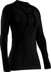 Thermal underwear X-Bionic Apani 4.0 Merino Shirt Round Neck LG SL Women Black - 2023/24