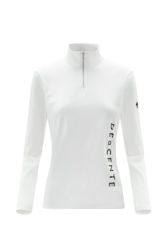 Turtleneck Descente Vertical Logo White - 2024/25