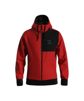 Bluse ENERGIAPURA Sweatshirt Full Zip With Hood Kopaonik Red - 2022/23
