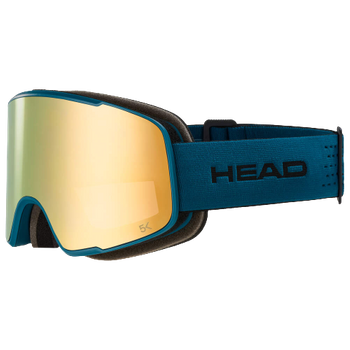 Brille HEAD Horizon 2.0 5K Gold Petrol + ersatzlinse - 2023/24
