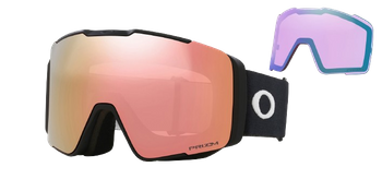 Brille Oakley Line Miner Pro M Matte Black Prizm Rose Gold + ersatzlinse Prizm Iced - 2024/25