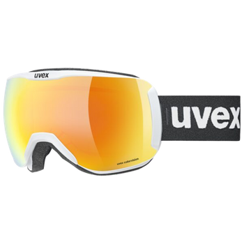 Brille Uvex Downhill 2100 CV White Matt SL Orange-Green - 2023/24