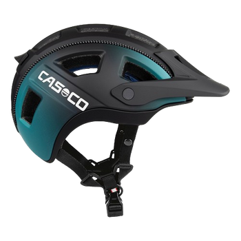 Casco bike helmet MTBE2 Black/Green - 2024