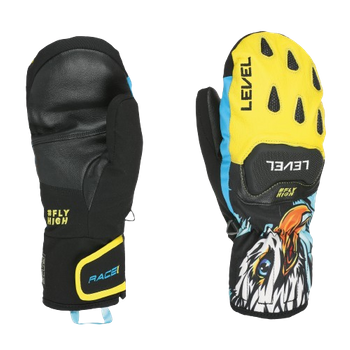 Handschuhe Level Race Replica Mitt Yellow-Blue - 2024/25