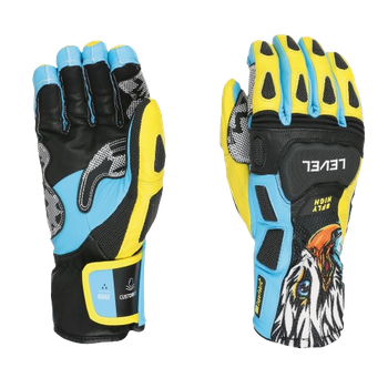 Handschuhe Level SQ CF Yellow/Blue - 2024/25