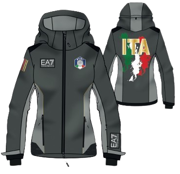 Jacke Emporio Armani  Fisi Ski Jacket Dark Grey - 2024/25