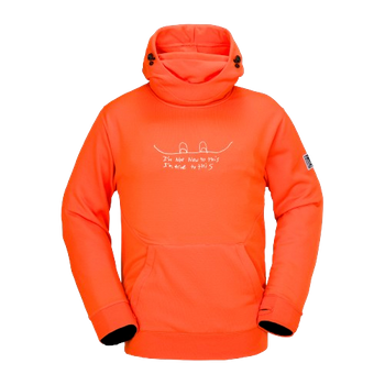 Kapuzenpullover Volcom Hydro Riding Hoodie Flame Red - 2024/25