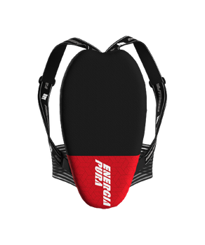 Protektor ENERGIAPURA Long Back Protector Adj Polygonal Junior Red/Black - 2023/24