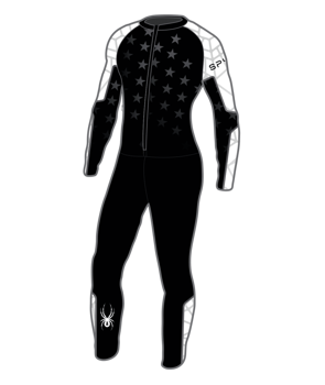 Rennanzug Spyder Nine Ninety Race Suit Black - 2023/24