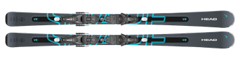 Ski HEAD V-Shape E-V8 + Protector PR 11 GW BR. 85 Matt Black - 2024/25