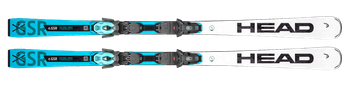 Ski HEAD Worldcup Rebels E.GSR + PR 11 GW Brake [G] 78 mm Matt Black/Speed Blue - 2023/24
