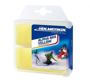Ski wachs HOLMENKOL Alphamix Yellow 2x35g