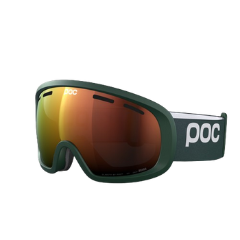 Skibrille POC Fovea Mid Pargasite Green/Partly Sunny Orange - 2024/25