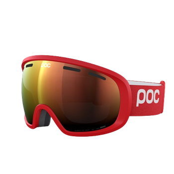 Skibrille POC Fovea Prismane Red/Partly Sunny Orange - 2024/25