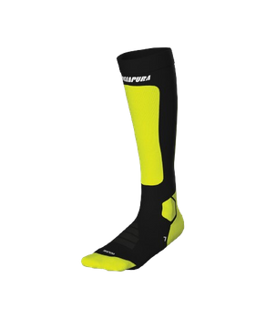 Skisocken Energiapura Heat Merino Socks Fluo Yellow/Black - 2024/25