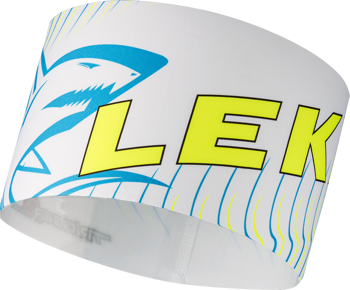Stirnband LEKI Race Shark Headband white - 2019