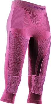 Thermounterwäsche X-bionic Energy Accumulator 4.0 Pants 3/4 Women Magnolia Purple/Fuchsia - 2023/24