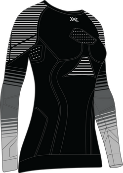 Thermounterwäsche X-bionic Invent FX Shirt LS WMN Black/Grey/Light Grey - 2024/25