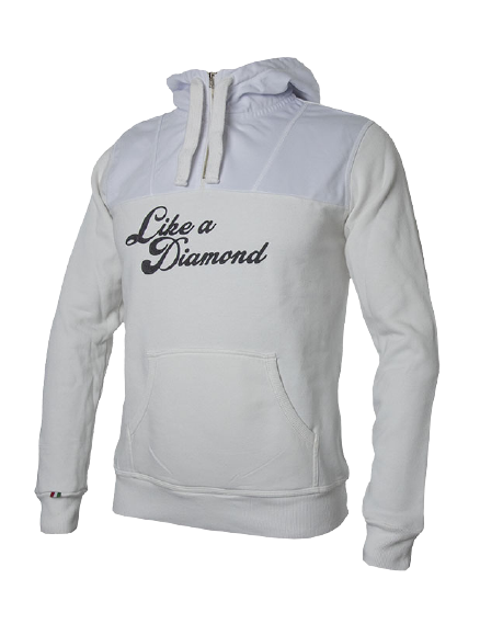 Bluse ENERGIAPURA Sweatshirt Svarte Like A Diamond White