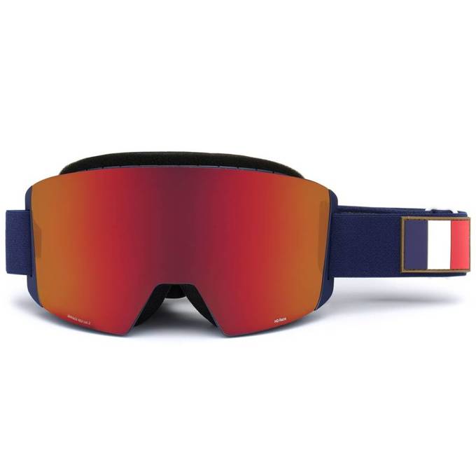 Brille Briko Gara FIS 8.8 France Matt Blue/White - 2023/24