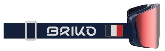 Brille Briko Gara FIS 8.8 France Matt Blue/White - 2023/24