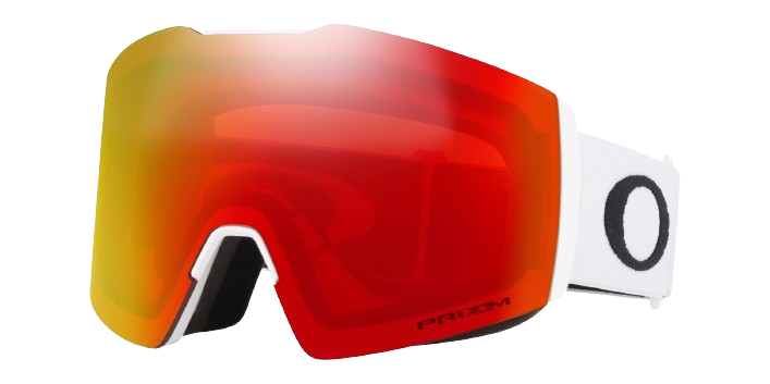 Brille Oakley Fall Line L Matte White Prizm Snow Torch Iridium - 2024/25