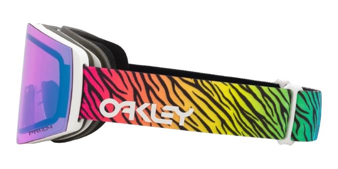 Brille Oakley Fall Line M Bengal White Prizm Snow Iced Iridium - 2024/25