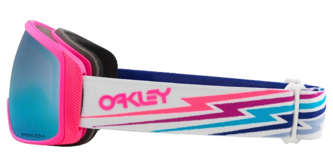 Brille Oakley Flight Tracker M White Bolt Prizm Snow Sapphire Iridium - 2024/25