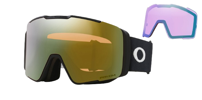 Brille Oakley Line Miner Pro L Matte Black Prizm Sage Gold + ersatzlinse Prizm Iced - 2024/25